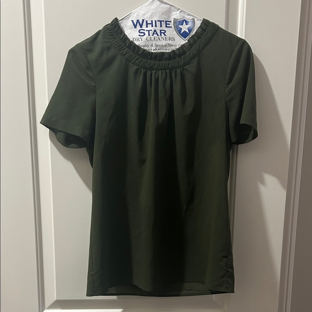 J. Crew Dark Green Women's Blouse